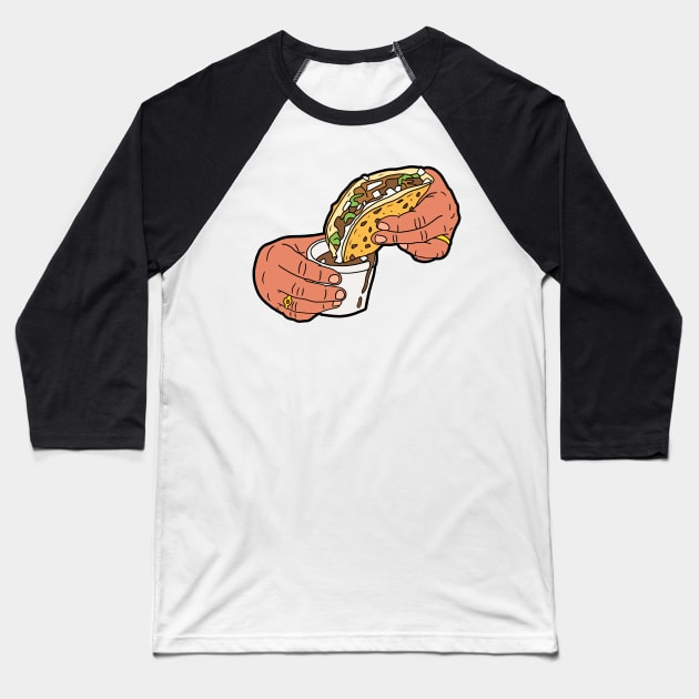 Birria Taco Baseball T-Shirt by Nerdpins